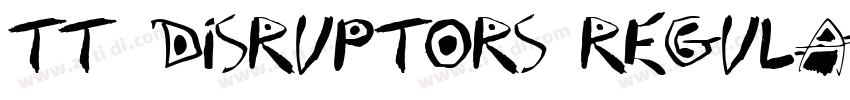 TT Disruptors Regula字体转换